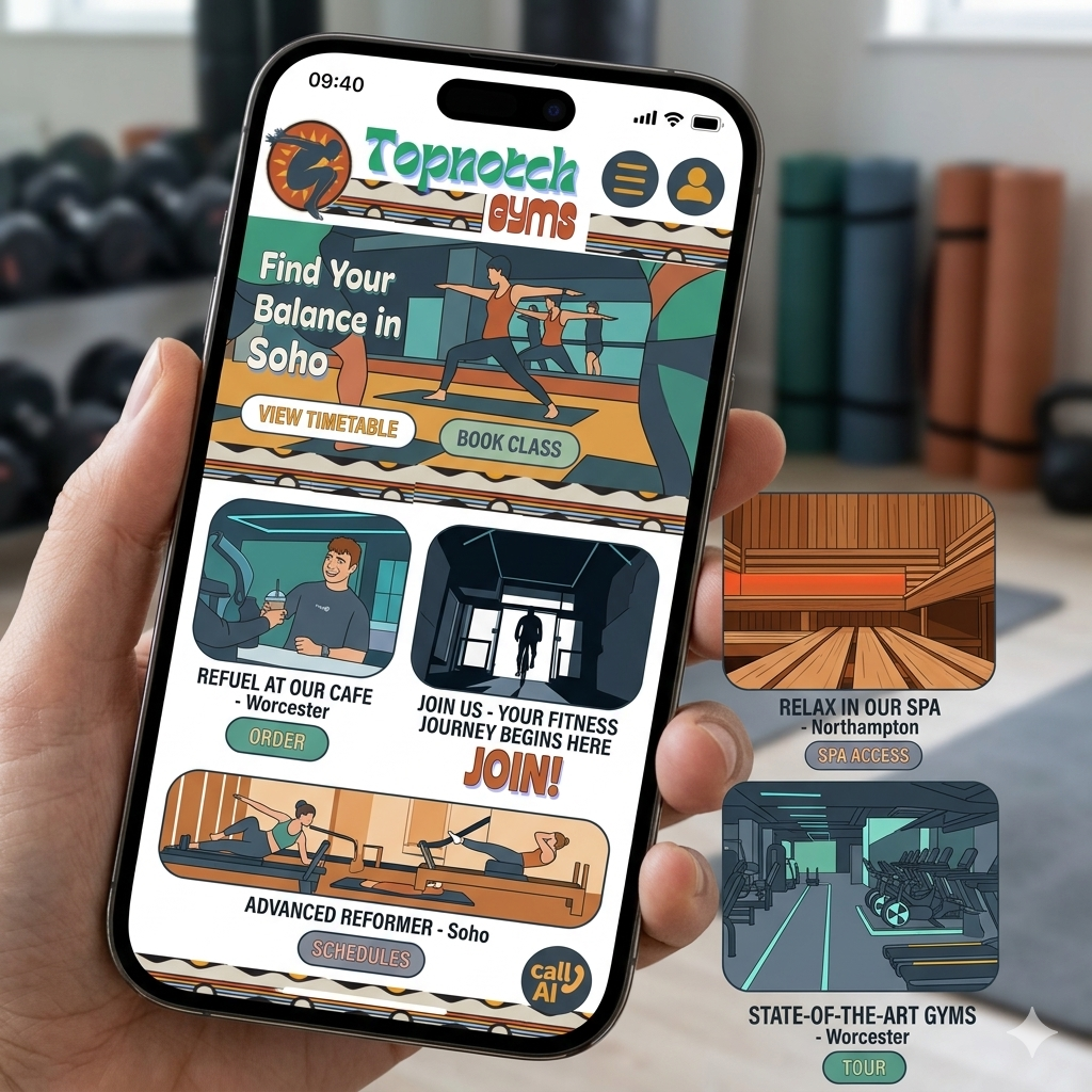 Topnotch Gyms Mobile App